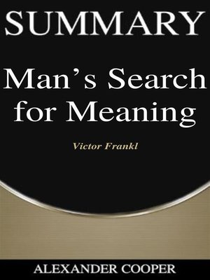 cover image of Summary of Man's Search for Meaning